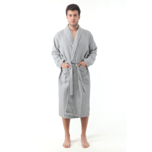 Peignoir Homme OYA HOME en Velours Gris